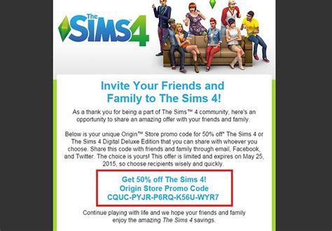 ea discount code sims 4